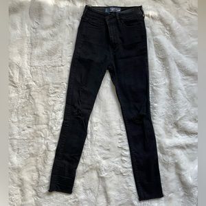Hollister Distressed Black Jeans